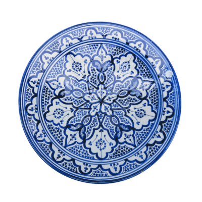 Talerz dekoracyjny XXL, ceramika marokańska